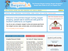Tablet Screenshot of bargainsla.com